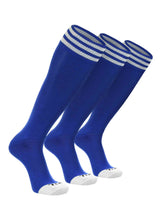 TCK socks Royal/White 3-Pack / X-Small Prosport Trio Striped Socks