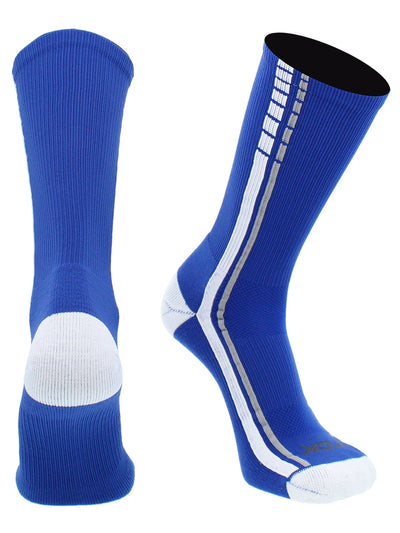 TCK socks Royal/White/Grey / Large Basketball & Sport Socks Turbo Crew