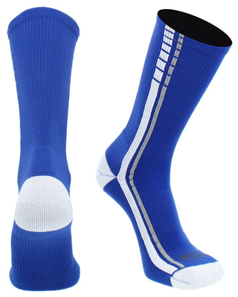 TCK socks Royal/White/Grey / Large Basketball & Sport Socks Turbo Crew