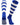 TCK socks Royal/White / Large Hoop Striped Rugby Socks