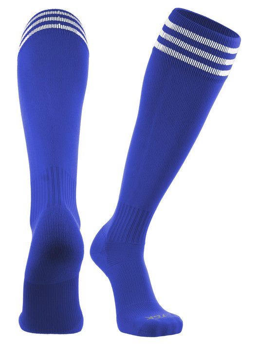 TCK socks Royal/White / Medium Finale 3-Stripe Soccer Socks