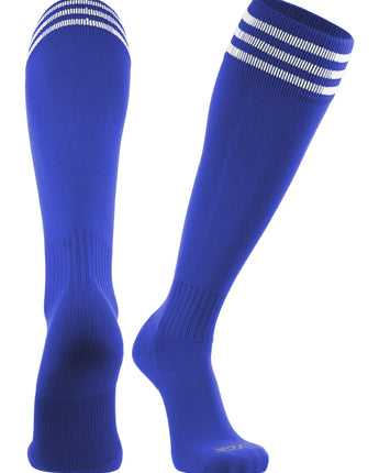 TCK socks Royal/White / Medium Finale 3-Stripe Soccer Socks