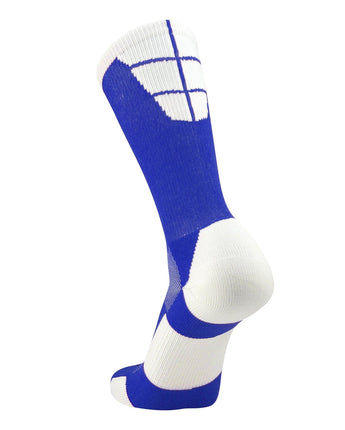 TCK socks Royal/White / X-Large Goalline 2.0 Football Socks Crew Length