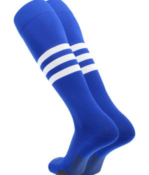 MadSportsStuff x TCK Made in USA Classic 3-Stripe Dugout Socks
