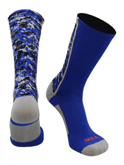 TCK socks Royal / X-Large Digital Camo Crew Socks