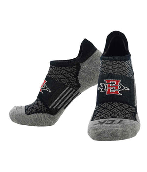 San Diego State Aztecs No Show Tour Socks - Made in USA