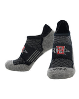 TCK socks San Diego State Aztecs / Large San Diego State Aztecs No Show Tour Socks - Made in USA