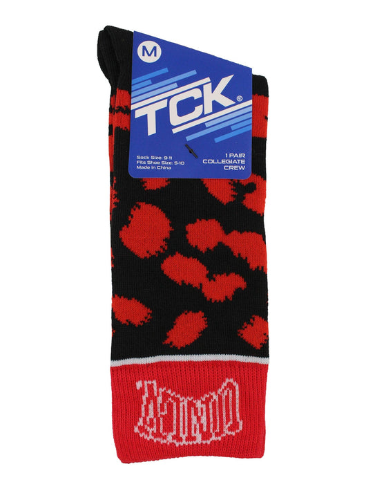 TCK socks Scarlet/Black / Medium UNLV Rebels Socks Womens Savage Crew Socks