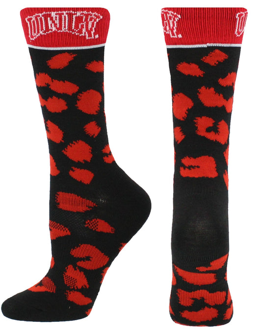 TCK socks Scarlet/Black / Medium UNLV Rebels Socks Womens Savage Crew Socks