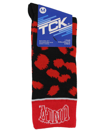 TCK socks Scarlet/Black / Medium UNLV Rebels Socks Womens Savage Crew Socks