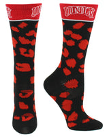 TCK socks Scarlet/Black / Medium UNLV Rebels Socks Womens Savage Crew Socks