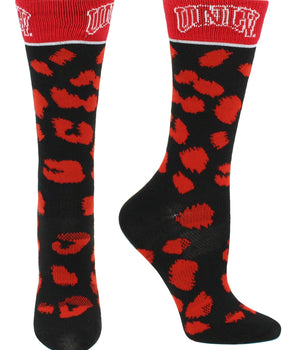 TCK socks Scarlet/Black / Medium UNLV Rebels Socks Womens Savage Crew Socks