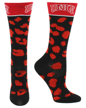 TCK socks Scarlet/Black / Medium UNLV Rebels Socks Womens Savage Crew Socks