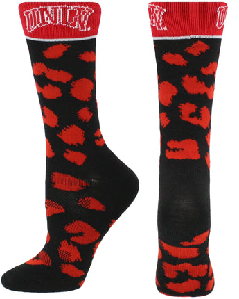TCK socks Scarlet/Black / Medium UNLV Rebels Socks Womens Savage Crew Socks