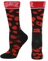 TCK socks Scarlet/Black / Medium UNLV Rebels Socks Womens Savage Crew Socks