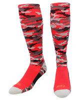 TCK socks Scarlet Camo / Large Elite Performance Camo Over The Calf Socks