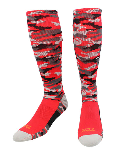TCK socks Scarlet Camo / Large Elite Performance Camo Over The Calf Socks