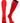 TCK socks Scarlet / Large Premier Soccer Sock with Fold Down Top
