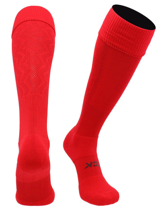 TCK socks Scarlet / Large Premier Soccer Sock with Fold Down Top