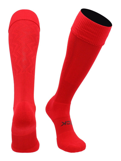 TCK socks Scarlet / Large Premier Soccer Sock with Fold Down Top