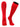 TCK socks Scarlet / Medium Soccer Socks Youth Toddler Adult Fold Down Top MS Multisport Tube Socks