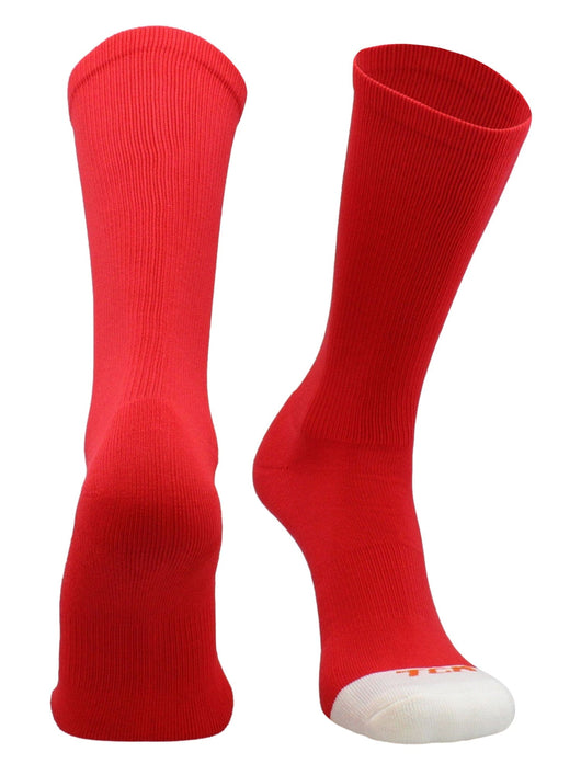 TCK socks Scarlet / Small Athletic Prosport Performance Crew Socks For All Sports