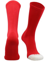 TCK socks Scarlet / Small Athletic Prosport Performance Crew Socks For All Sports