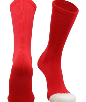 TCK socks Scarlet / Small Athletic Prosport Performance Crew Socks For All Sports