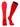 TCK socks Scarlet / Small Champion Over the Calf Socks