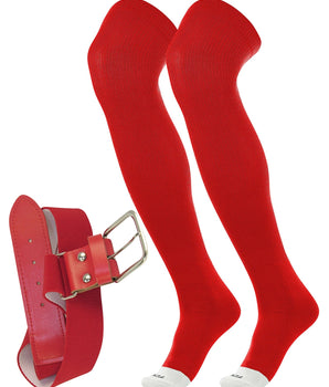 Prosport Over the Knee Socks and Belt | Uniform Combo Set