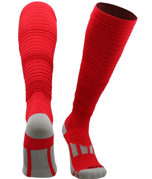 TCK socks Scarlet / Small Scrunch Football Socks For Boys and Men