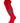 TCK socks Scarlet/White/Black / Large Baseball Socks Over the Knee Pattern D