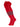 TCK socks Scarlet/White/Black / Large Baseball Socks Over the Knee Pattern D