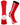 TCK socks Scarlet/White/Grey / Large Basketball & Sport Socks Turbo Crew