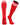 TCK socks Scarlet White / Medium Euro Style 3 Stripe Soccer Socks With Fold Down Top