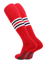 MadSportsStuff x TCK Made in USA Pro Multi-Stripe Dugout Socks