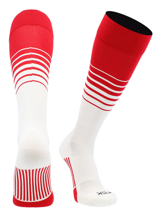 TCK socks Scarlet/White / Small Elite Breaker Soccer Socks