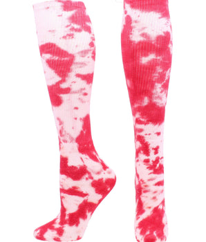 TCK socks Scarlet/White / Small Tie Dye Multisport Tube Socks