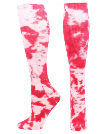 TCK socks Scarlet/White / Small Tie Dye Multisport Tube Socks