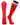 TCK socks Scarlet/White / X-Large Premier Soccer Sock with Fold Down Stripes