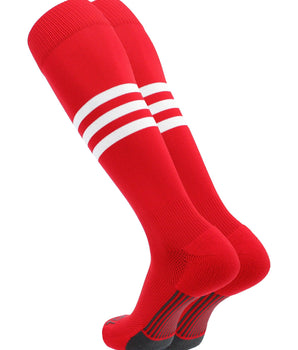MadSportsStuff x TCK Made in USA Classic 3-Stripe Dugout Socks