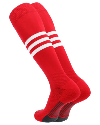 MadSportsStuff x TCK Made in USA Classic 3-Stripe Dugout Socks