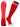 TCK socks Scarlet/White / X-Small Prosport Striped Tube Sock