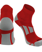 TCK socks Scarlet / X-Large Athletic Performance Ankle Socks for Men and Women