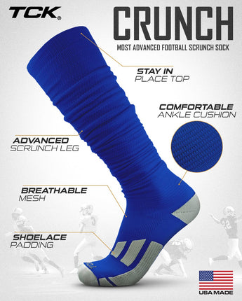TCK socks Scrunch Football Socks For Boys and Men
