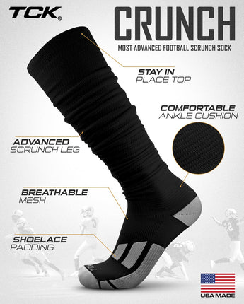 TCK socks Scrunch Football Socks For Boys and Men