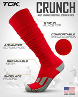 TCK socks Scrunch Football Socks For Boys and Men