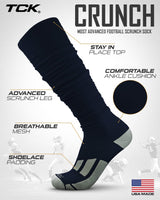 TCK socks Scrunch Football Socks For Boys and Men