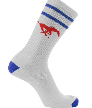 TCK socks SMU Mustangs / Large SMU Mustangs | Vintage | NCAA Mens and Womens Soft Cotton Sock
