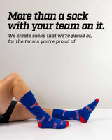 TCK socks SMU Mustangs Mayhem Crew Socks (Made in USA)